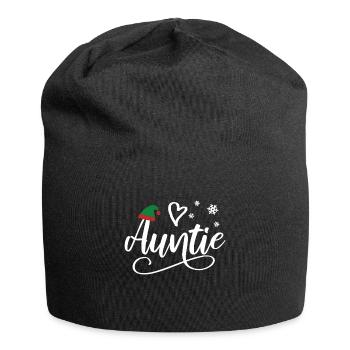 Tante Geschenk Neffe Nichte Patentante Tantchen - Jersey-Beanie - Schwarz - Vorne
