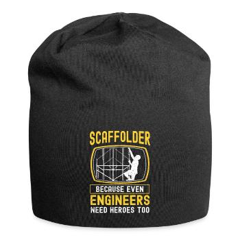 Gerüstbauer Tshirt - Jersey-Beanie - Schwarz - Vorne