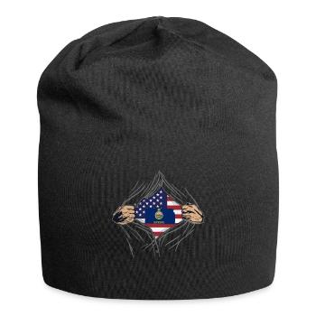 Rip Reveal America State Flag Kansas - Jersey-Beanie - Schwarz - Vorne