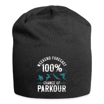 Parkour Free Running Traceur - Jersey Beanie - black - Front
