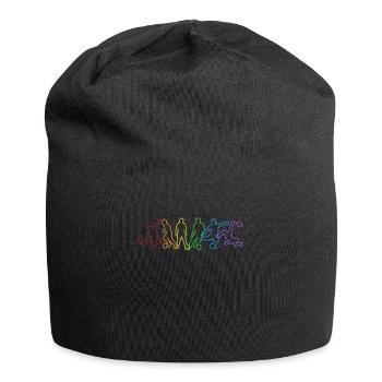 Soccer LGBT Rainbow Fußball Goal Keeper Futbol - Jersey Beanie - black - Front