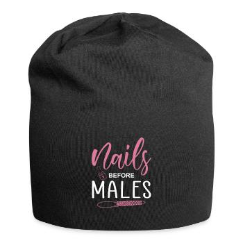 Nail Artist Shirt Gift - Jersey Beanie - black - Front