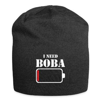 Boba Milktea Lover Bubble Tea Lifestyle Gesche - Jersey Beanie - charcoal grey - Front