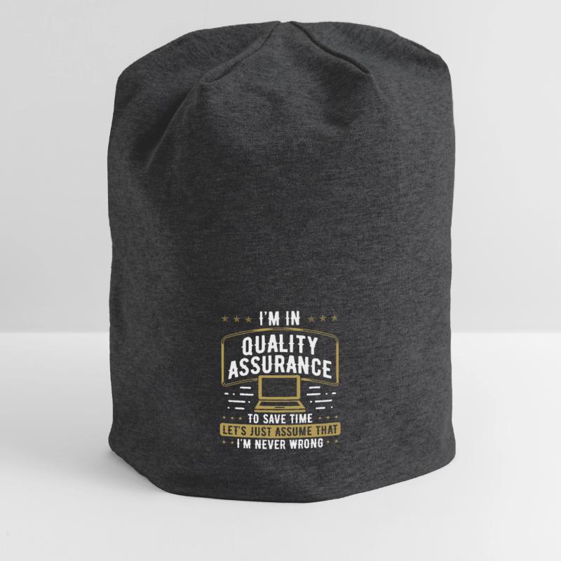 Assurance qualité Im never wrong Code Testing Test Bonnet en jersey