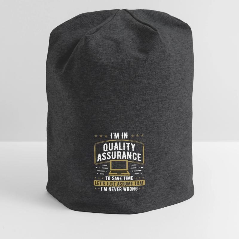 Quality Assurance Im never wrong Code Testing Test Jersey-Beanie