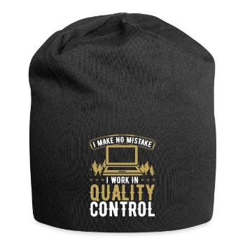 Quality Assurance Mistakes QA Engineer - Jersey-Beanie - Schwarz - Vorne