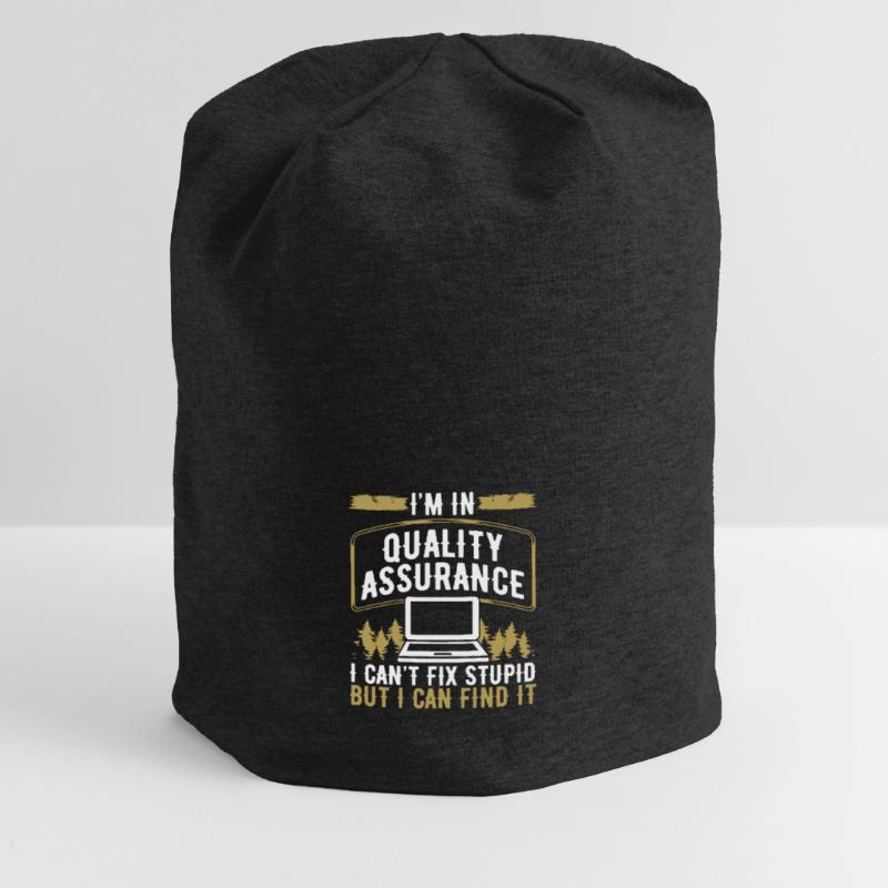 Test d’assurance qualité Test du code d’ingénierie QA Bonnet en jersey