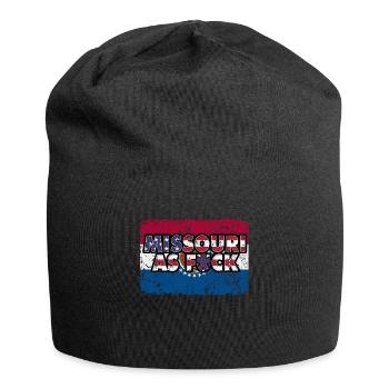America US Flag State Flag Missouri - Jersey Beanie - black - Front