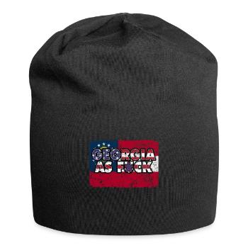 America US Flag State Flag Georgia - Jersey-Beanie - Schwarz - Vorne