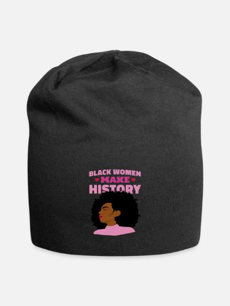 Schwarze Frauen Geschichte Schwarze Frauen Geschic - Jersey-Beanie - Schwarz