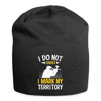 I mark my area paintball - Jersey Beanie - black - Front