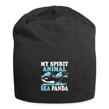My Spirit Animal Is A Sea Panda Scientist Marine - Jersey-Beanie - Anthrazit - Vorne