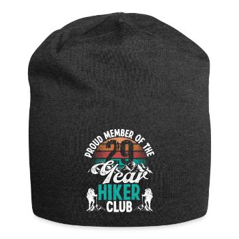 29 Year Old Hiker Mountains Hiking Birthday 29 - Jersey Beanie - charcoal grey - Front