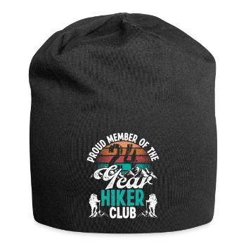 24 Year Old Hiker Mountains Hiking Birthday 24 - Jersey-Beanie - Schwarz - Vorne
