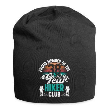 38 Year Old Hiker Mountains Hiking Birthday 38 - Jersey-Beanie - Schwarz - Vorne