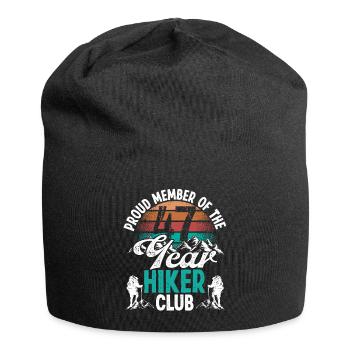 47 Year Old Hiker Mountains Hiking Birthday 47 - Jersey-Beanie - Schwarz - Vorne