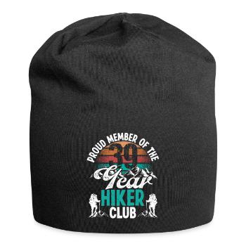 39 Year Old Hiker Mountains Hiking Birthday 39 - Jersey-Beanie - Schwarz - Vorne