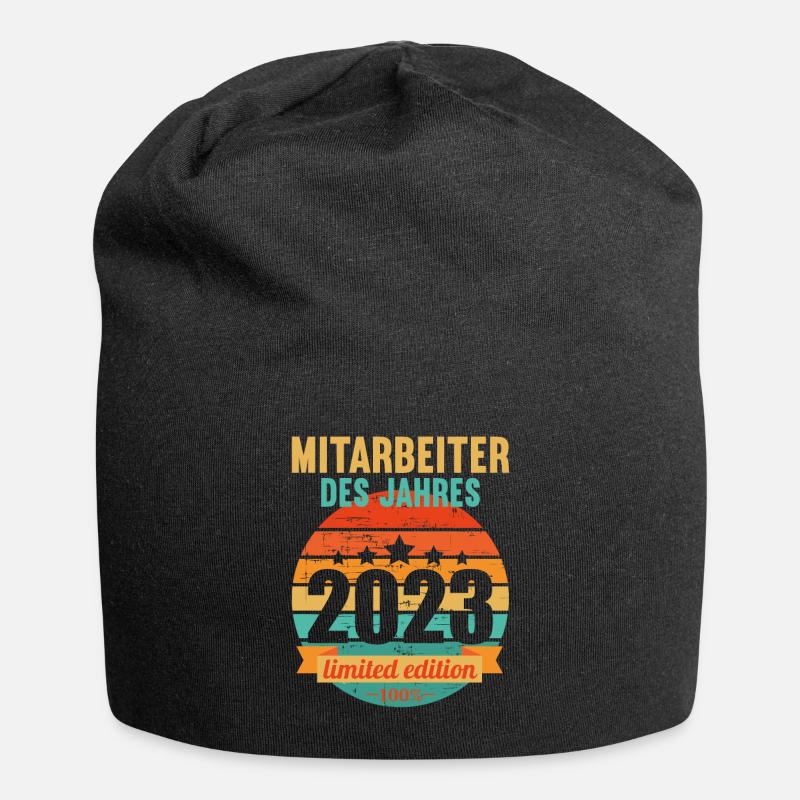 Mitarbeiter des Jahres 2023 - Jersey-Beanie - Schwarz