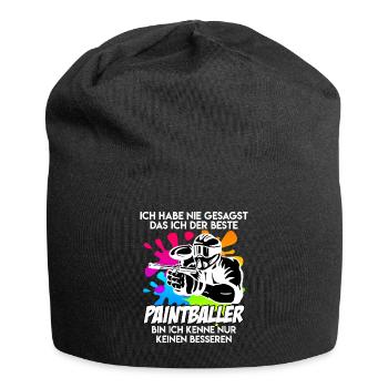 Bester Paintballer Paintballspieler Paintball - Jersey-Beanie - Schwarz - Vorne