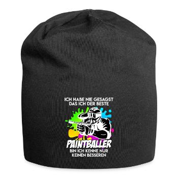 Bester Paintballer Paintballspieler Paintball - Jersey-Beanie - Schwarz - Vorne