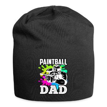 Paintball Papa Paintballer Papa Joueur de Paintball - Bonnet en jersey - noir - Devant