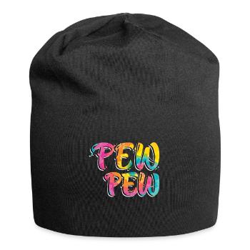 Pew Pew Joueur de Paintball Paintball - Bonnet en jersey - noir - Devant