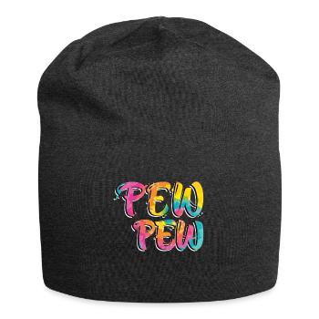 Pew Pew Paintballspieler Paintball - Jersey-Beanie - Anthrazit - Vorne