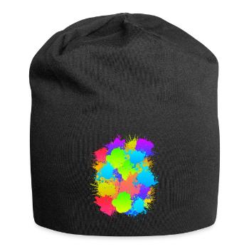 Paintball bunt Markeirer markiert Paintballer - Jersey-Beanie - Schwarz - Vorne
