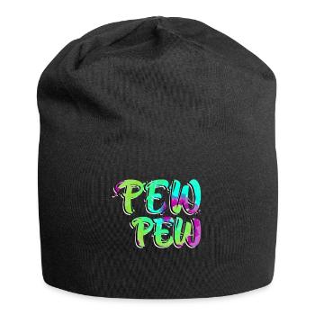 Pew Pew Joueur de Paintball Paintball - Bonnet en jersey - noir - Devant