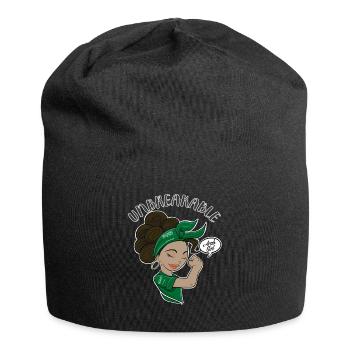 Arab Girl Unbreakable I Arab Heritage I Saudi - Jersey-Beanie - Schwarz - Vorne