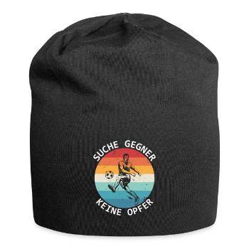 Search Opponents No Victims Football Players - Jersey Beanie - black - Front