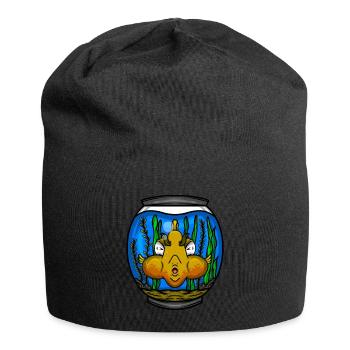 Aquarium Gift Aquarist Fish Keeping Lover - Jersey Beanie - black - Front