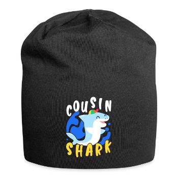 Cousin Shark Lover Marine Biology Marine Animal - Jersey Beanie - black - Front