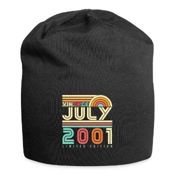 Tolle Geschenkidee Für Juli 2001 - Jersey-Beanie - Schwarz - Vorne