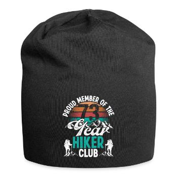 73 Year Old Hiker Mountains Hiking Birthday 73 - Jersey-Beanie - Schwarz - Vorne