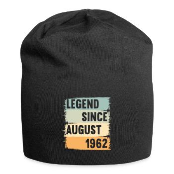 Born August 1962 60 years 60s 60th birthday - Jersey Beanie - black - Front