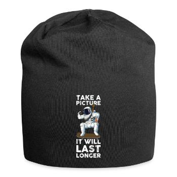 Take A Picture Photography Gift - Jersey Beanie - black - Front