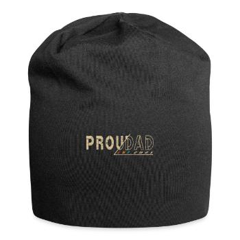 Proudad Proud Father 2021 Father's Day Gift - Jersey Beanie - black - Front