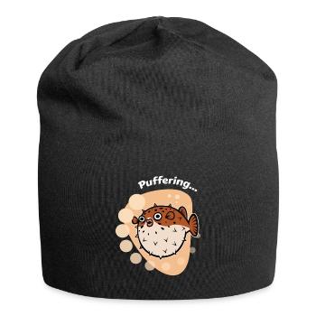 Buffering... Puffer fish sea - Jersey Beanie - black - Front