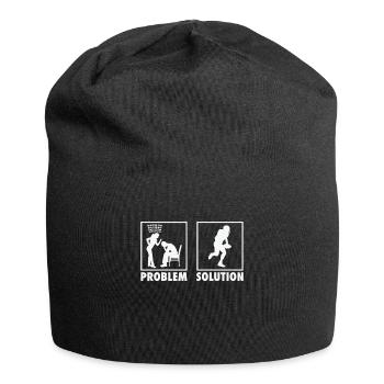 Problème de déclaration des joueurs de football - Bonnet en jersey - noir - Devant