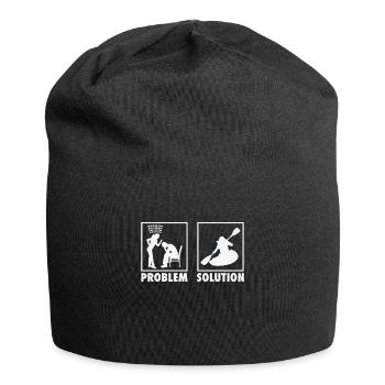 Kayak Kayaker Kayak Statement Solution au problème. - Bonnet en jersey - noir - Devant