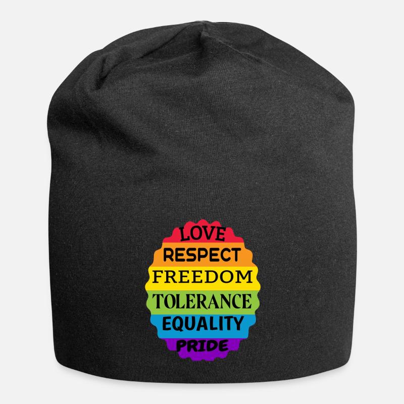 LGBTQ+ - Jersey Beanie - black