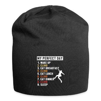 Climbing Perfect Day Escalade sportive Escalade - Bonnet en jersey - noir - Devant