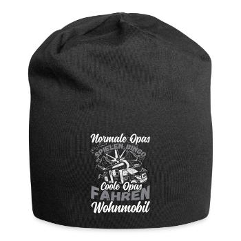 Opas Spielen Bingo Coole Opas Fahren Wohnmobil - Jersey-Beanie - Schwarz - Vorne