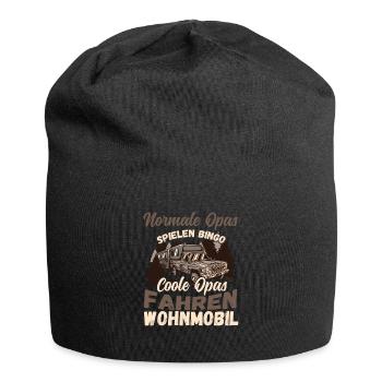 Opas Spielen Bingo Coole Opas Fahren Wohnmobil - Jersey-Beanie - Schwarz - Vorne