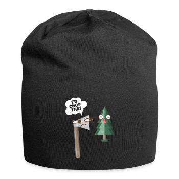 Hache Hache Lancer Hache Hache Lancer Hache Lancer Id Chop - Bonnet en jersey - noir - Devant