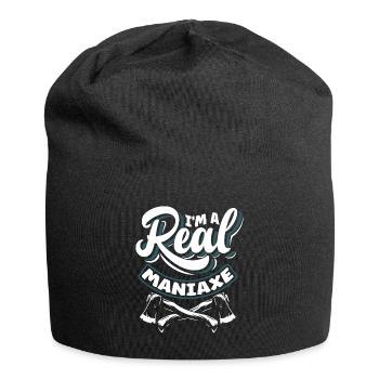 Hache Hache Lancer Hache HacheLle Ax Thrower Im A Real - Bonnet en jersey - noir - Devant