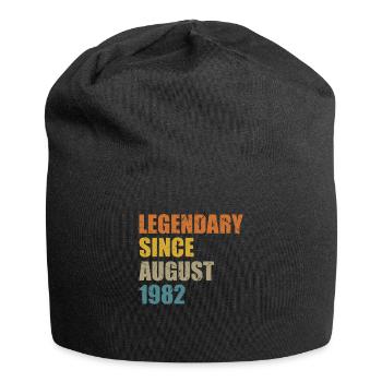 Born August 1982 40 years 40s 40th birthday - Jersey Beanie - black - Front