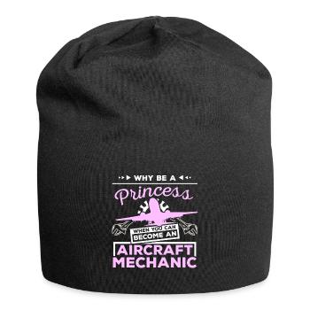 Princess Mécanicien d’avion - Bonnet en jersey - noir - Devant