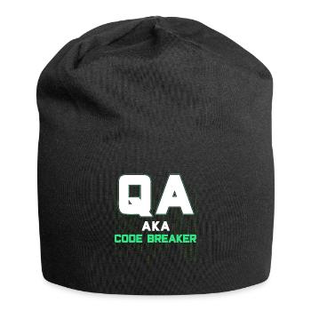 QA Ingenieur QA Tester Software Tester - Jersey-Beanie - Schwarz - Vorne